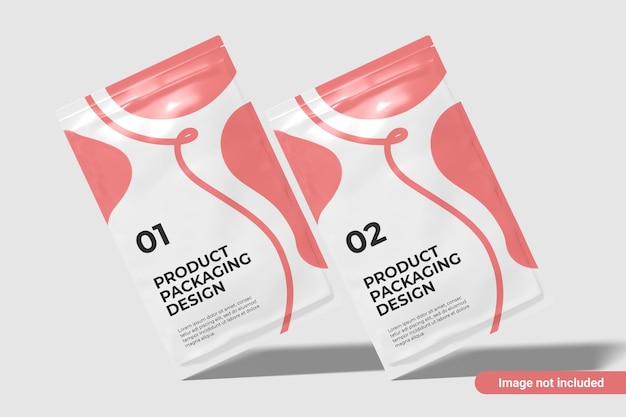 PSD mockup van de verpakking van het product