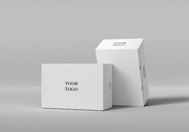 Mockup van de verpakkingsdoos