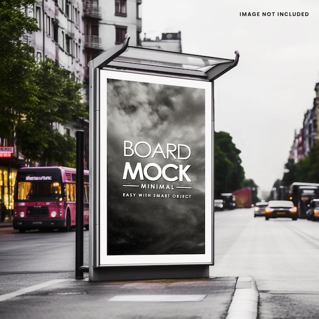 Mockup van digitale reclameborden