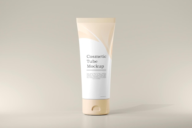 Mockup van een cosmetische buis