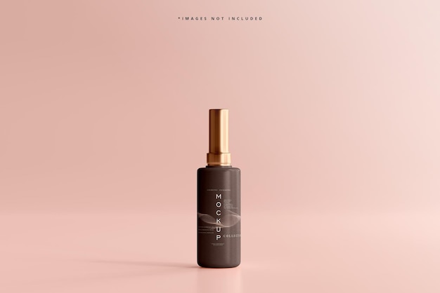Mockup van een cosmetische fles