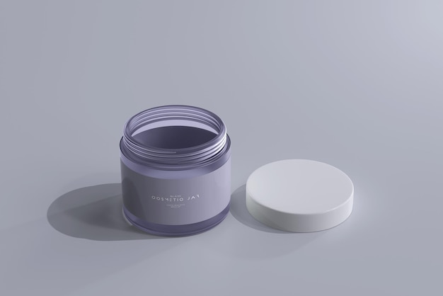 Mockup van een cosmetische pot