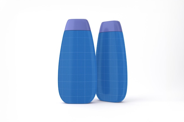 Mockup van een lotionfles