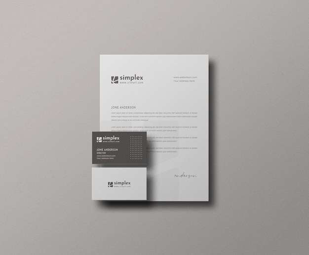 Mockup van een schrijfapparatuur