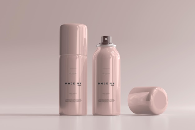 Mockup van een sprayfles
