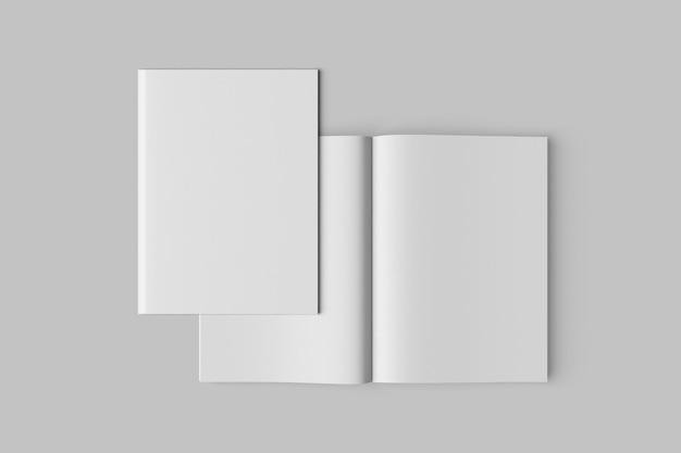 Mockup van een tijdschrift