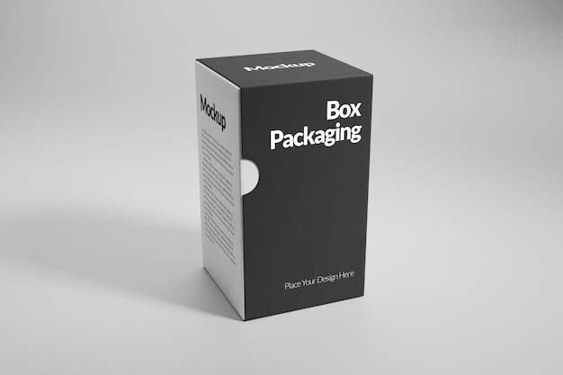 Mockup van een verpakkingsproduct