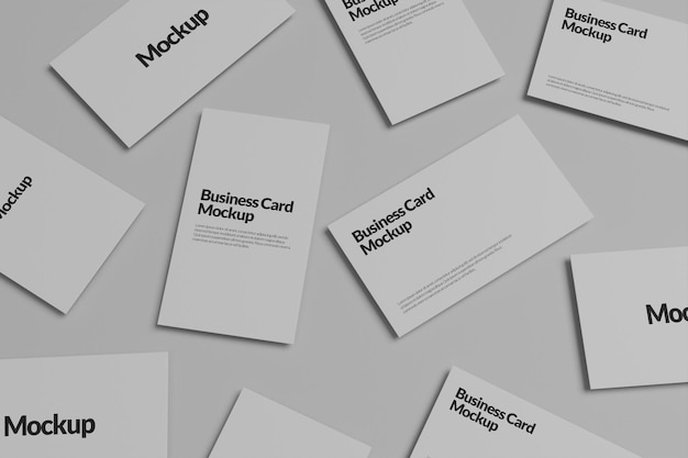 Mockup van een visitekaartje