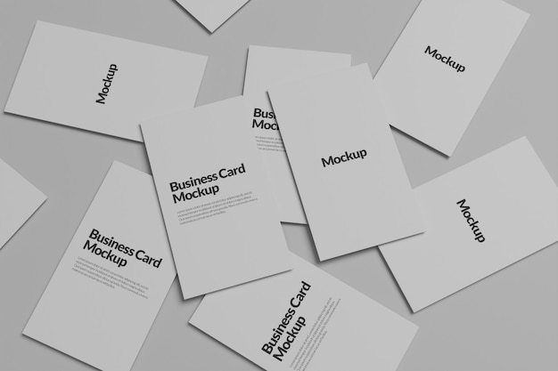 Mockup van een visitekaartje