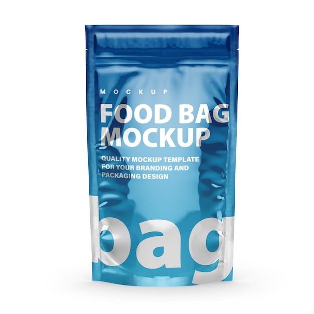Mockup van een voedselzak