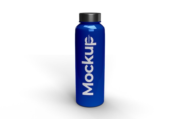 Mockup van een waterfles