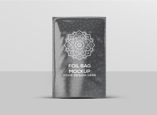 Mockup van foliezak