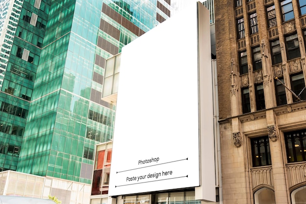 Mockup van het billboard