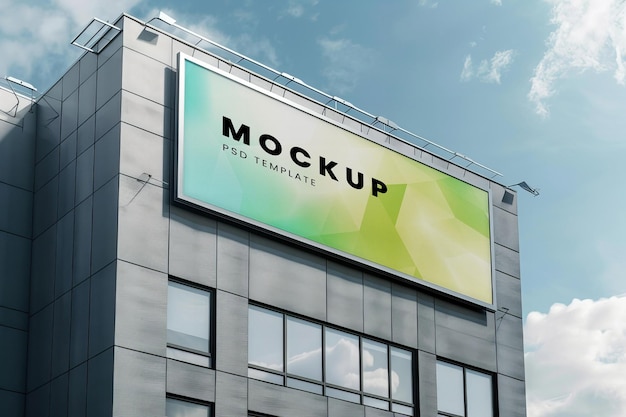 Mockup van het billboard