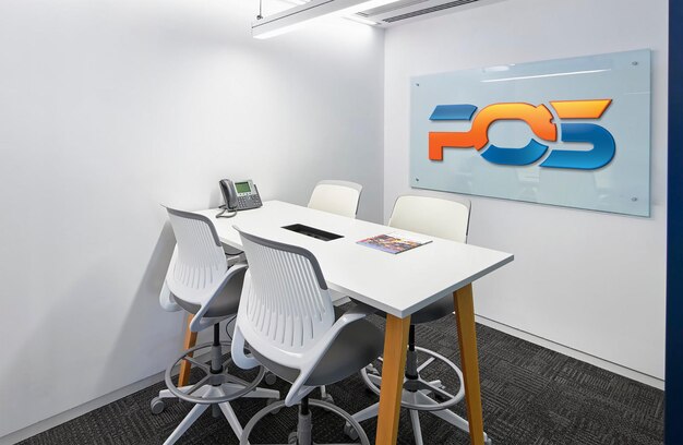 PSD mockup van het office-logo