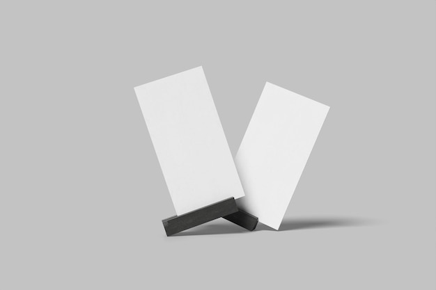 Mockup van het tafelmenu van de tent