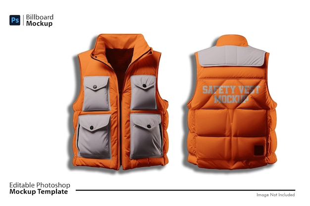 Mockup van het vest