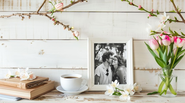 Mockup van het voorjaarsframe