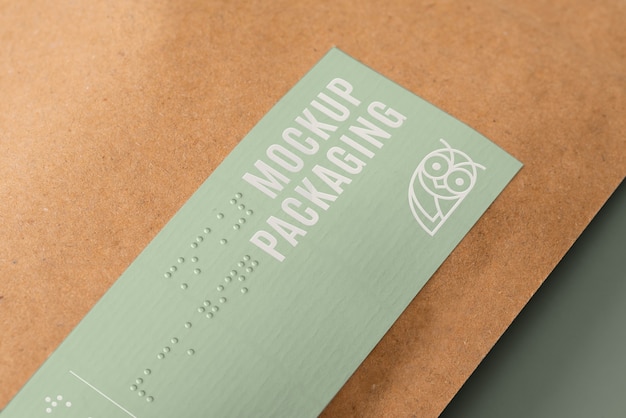 Mockup van inclusieve verpakking