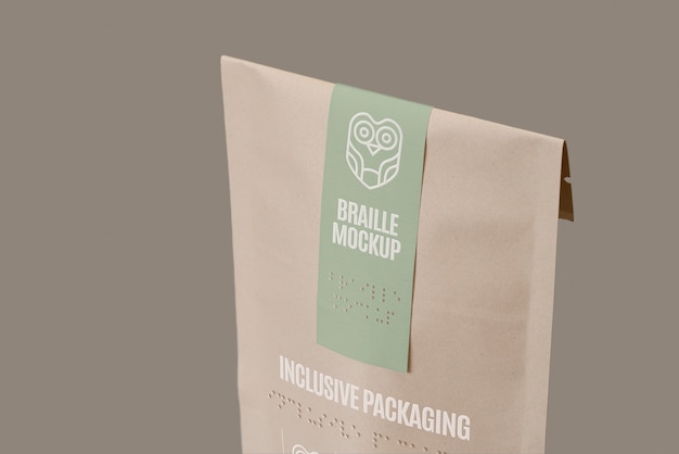 Mockup van inclusieve verpakking
