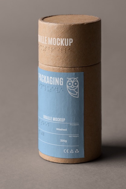 Mockup van inclusieve verpakking