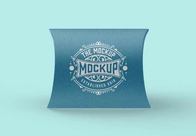 Mockup van kraftgeschenkdoos