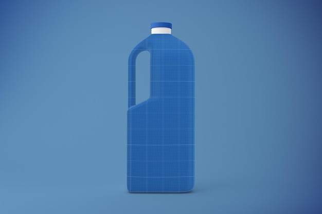 Mockup van melk gallon