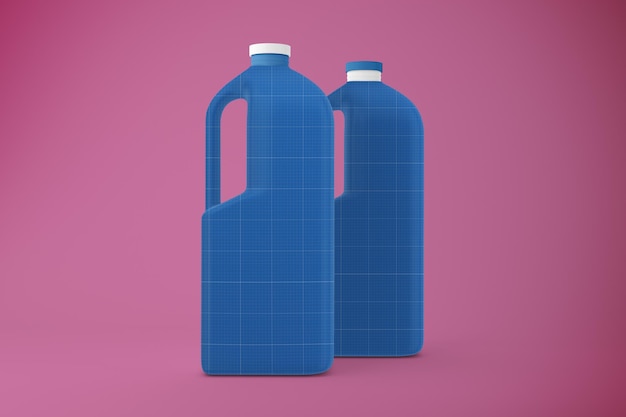 Mockup van melk gallon