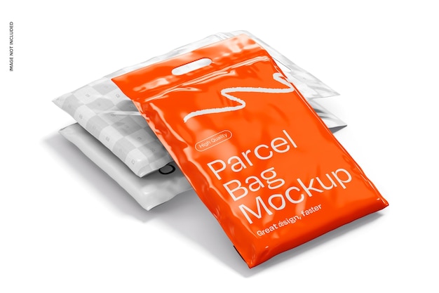 Mockup van pakketzakken