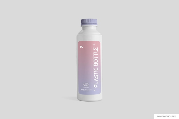 Mockup van plastic fles