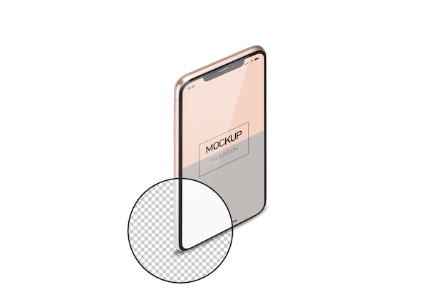 Mockup van smartphonescherm