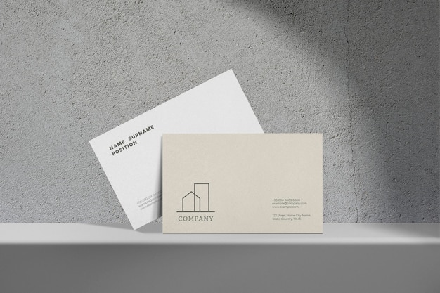Mockup van visitekaartjes, branding, bedrijfsidentiteit, briefpapier psd voor coffeeshopbedrijven