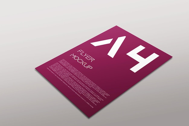 Mockup voor a4-posters en flyers