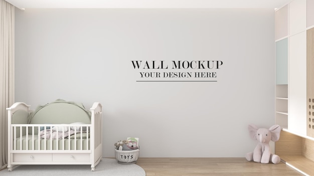 Mockup voor babykamer