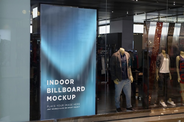 Mockup voor binnenreclame