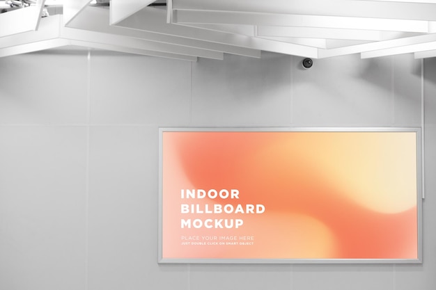 Mockup voor binnenreclame