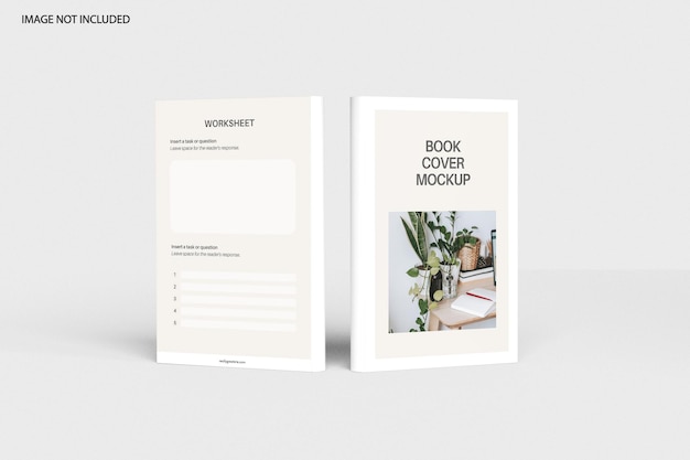 Mockup voor boekomslag