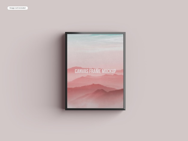 Mockup voor canvasframe