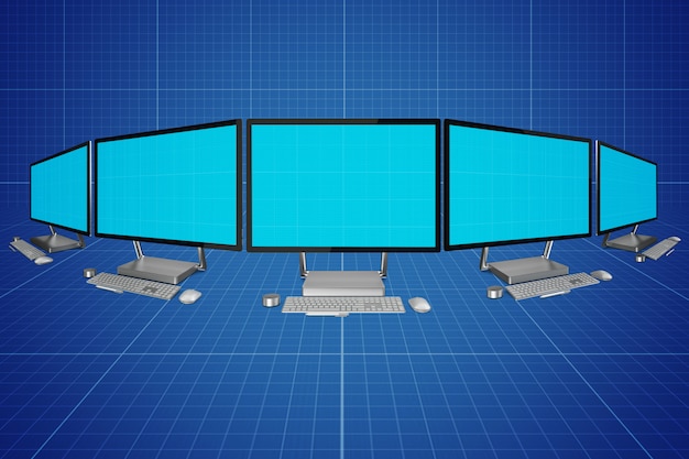 Mockup voor computers