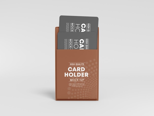 Mockup voor creditcardhouders