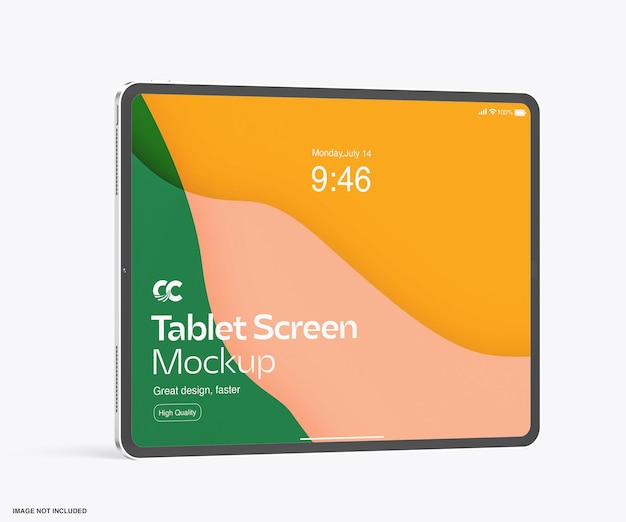 Mockup voor de iPad Pro