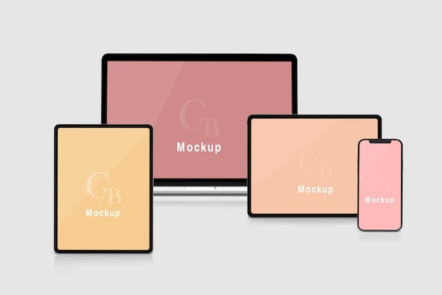 Mockup voor digitaal apparaat