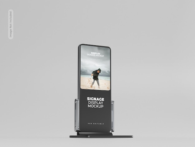 Mockup voor digitale displays