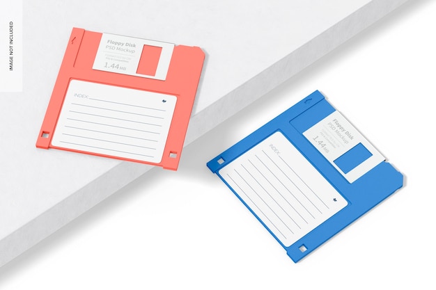 Mockup voor diskettes