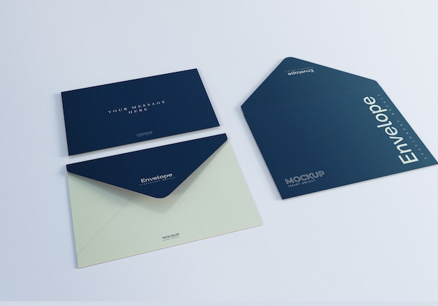 Mockup voor enveloppen
