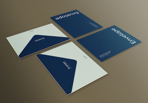 Mockup voor enveloppen