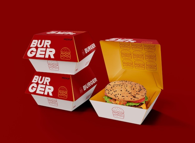 Mockup voor fast food