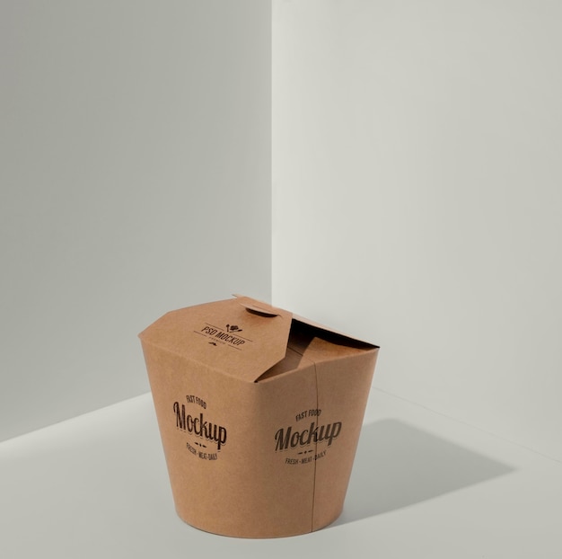 Mockup voor fastfood-branding