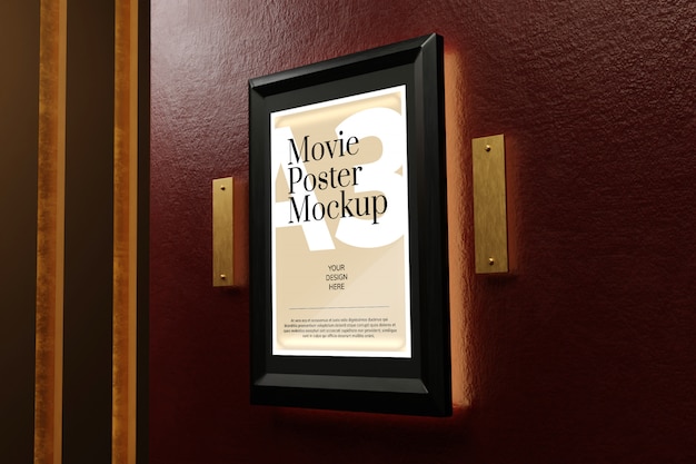 Mockup voor filmposter