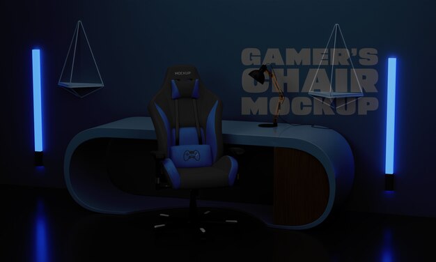 Mockup voor gamersstoel